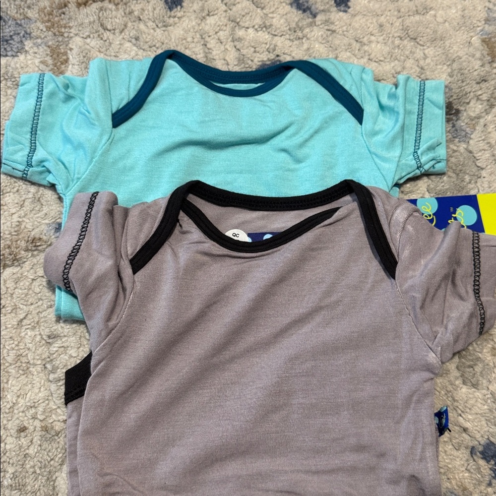 Nwt - 2 bamboo kickeepants onesies 58|A3